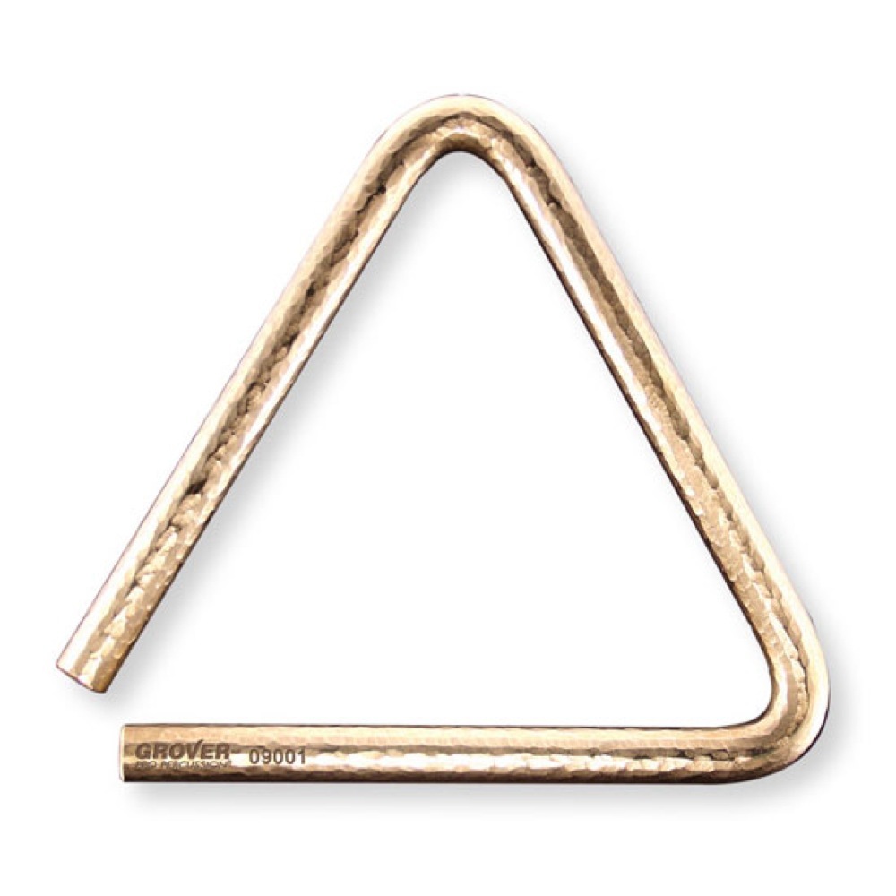 Grover Pro Percussion GV-TRBPH6 Bronze Pro Hammered Triangles