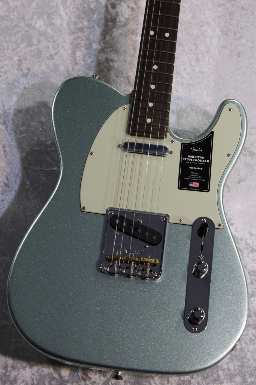 Fender American Professional II Telecaster Mystic Surf Green ...