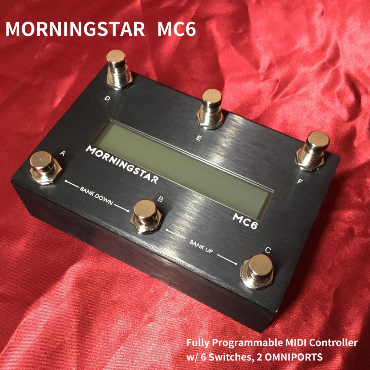 Morningstar FX MC6 MKⅡ Fully Programmable MIDI Controllerw/ 6 通販サイト東京 Morningstar FX MC6 MKII MIDIコントローラー エフェクター