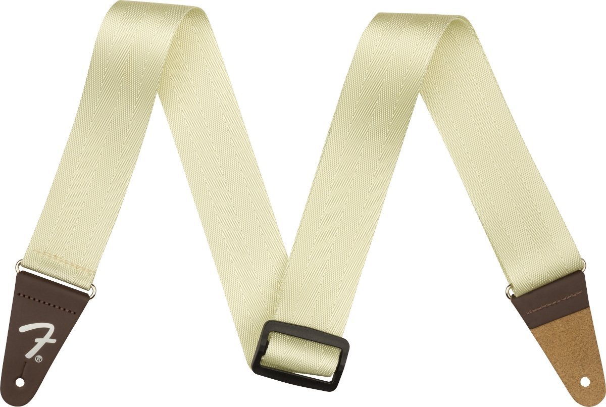 Fender Am Pro Seat Belt Strap Olympic White フェンダー [ギター