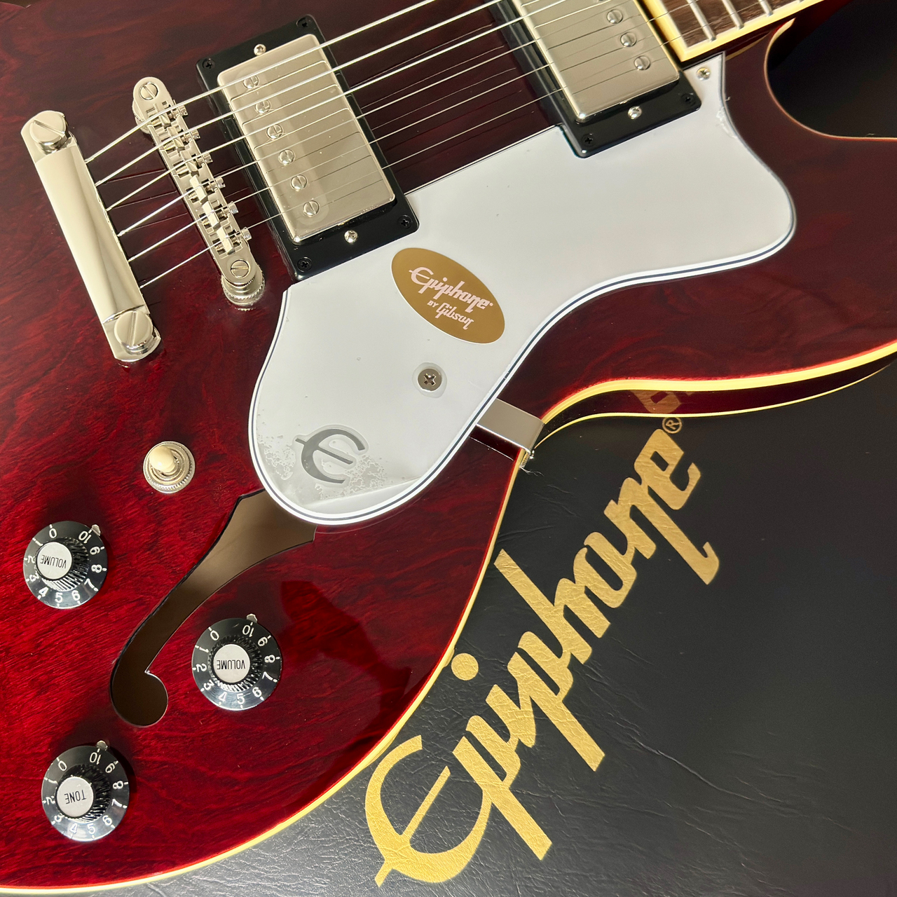 Epiphone Noel Gallagher Riviera Dark Wine Red (DWR)【S/N