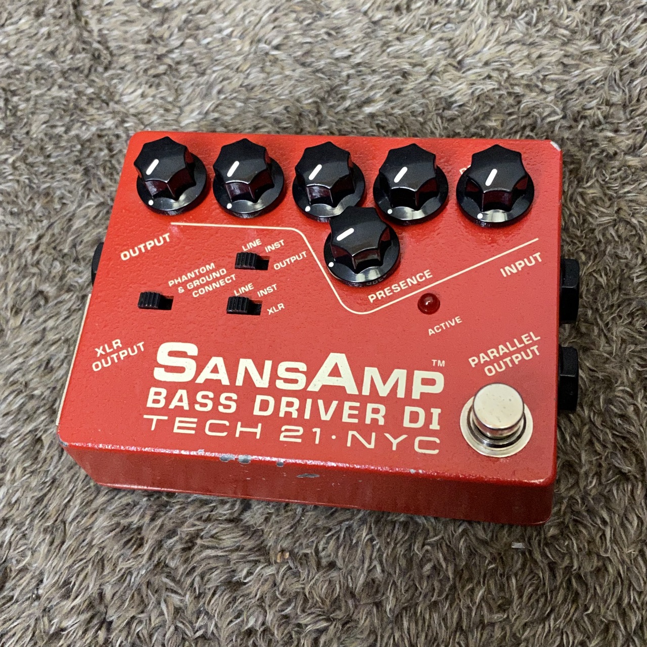 TECH21 SansAmp BASS DRIVER DI Vermillion（中古/送料無料）【楽器