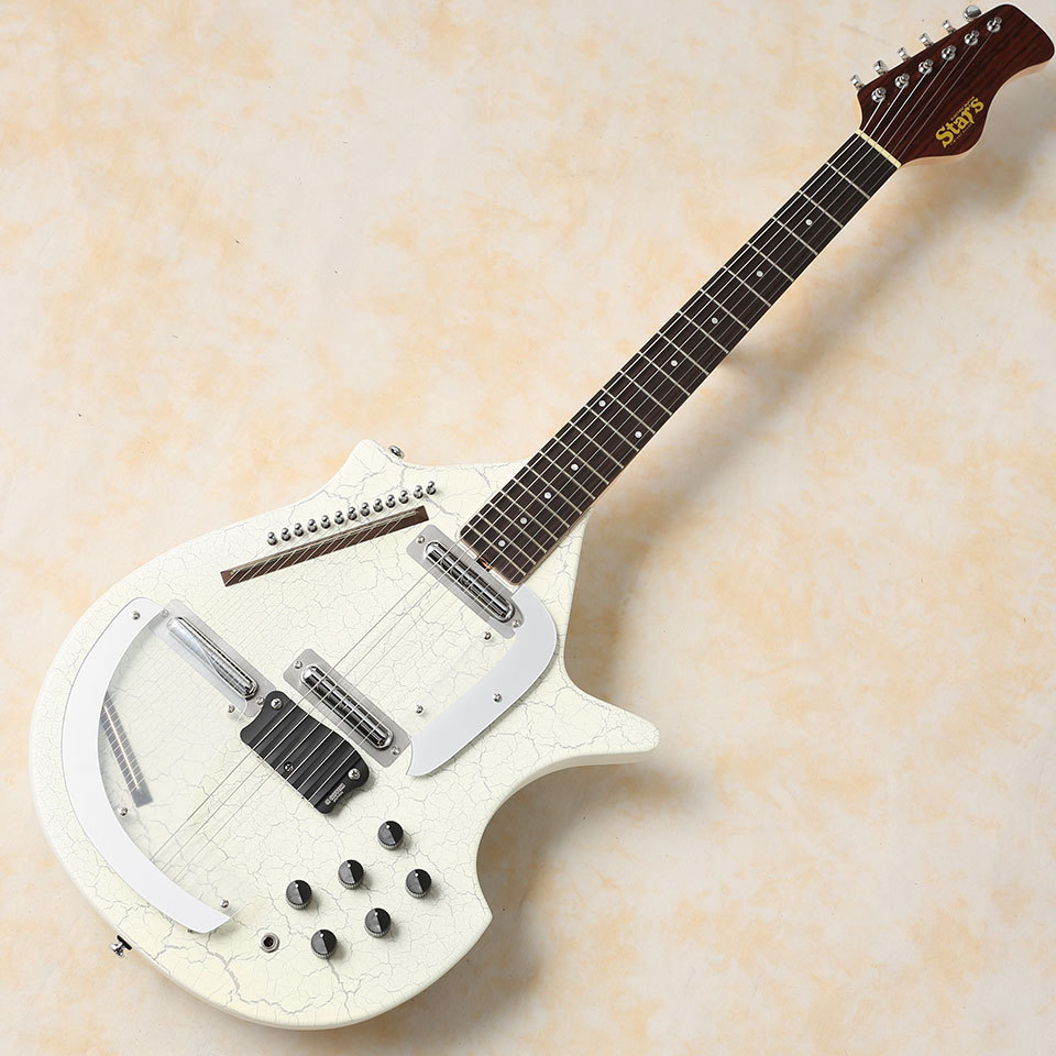 STARS Guitar Sitar (White) エレクトリック ギター シタール（新品