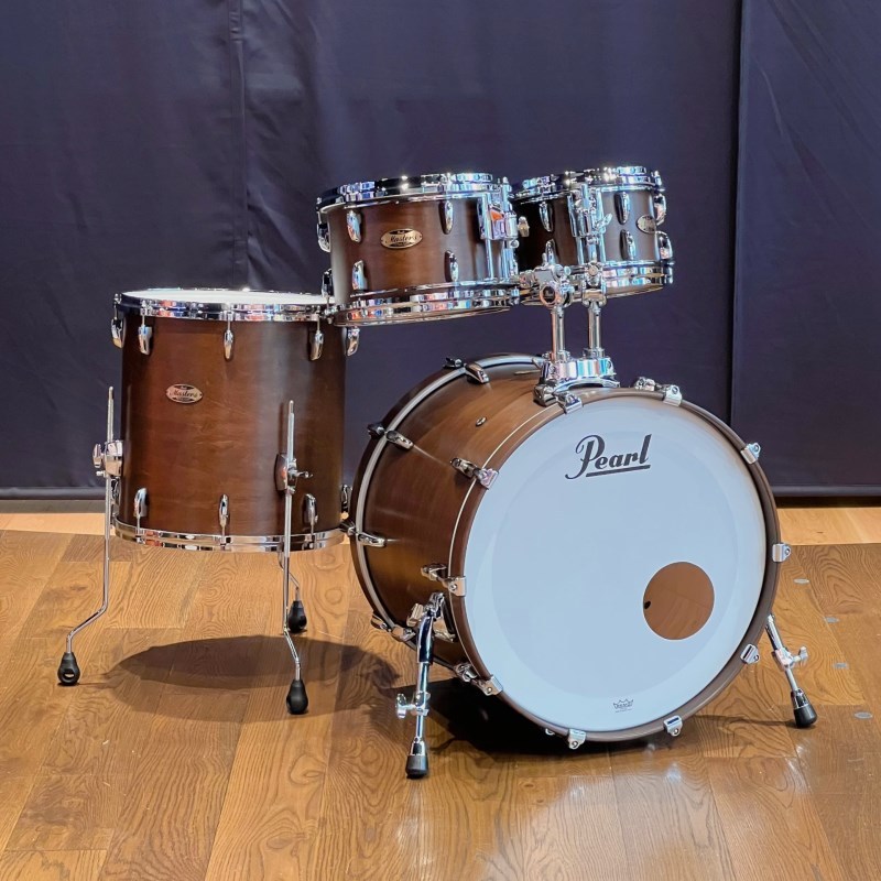 Pearl Masters Maple Pure 4pc Drum Kit - #382 Nature Walnut [BD22