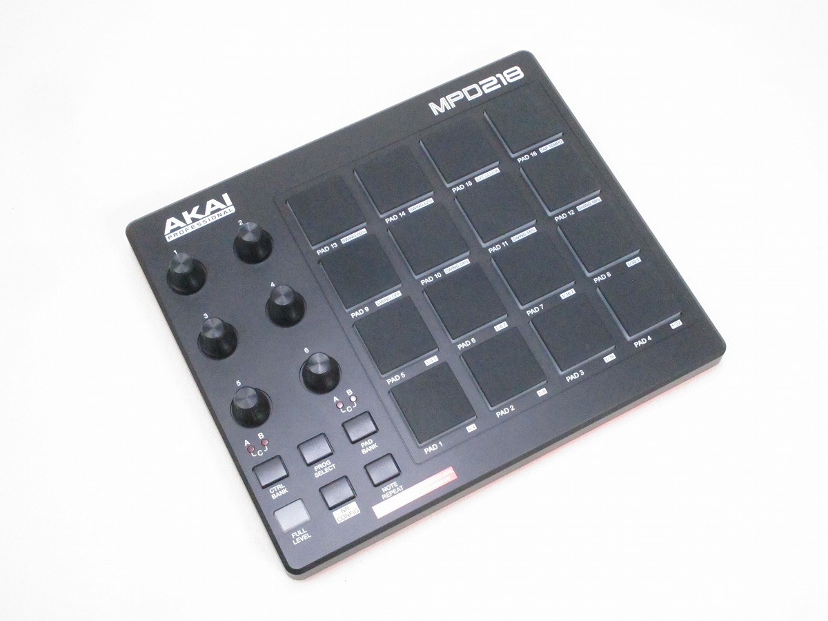 AKAI MPD218 USB - MIDIパッドコントローラー 【横浜店】（中古