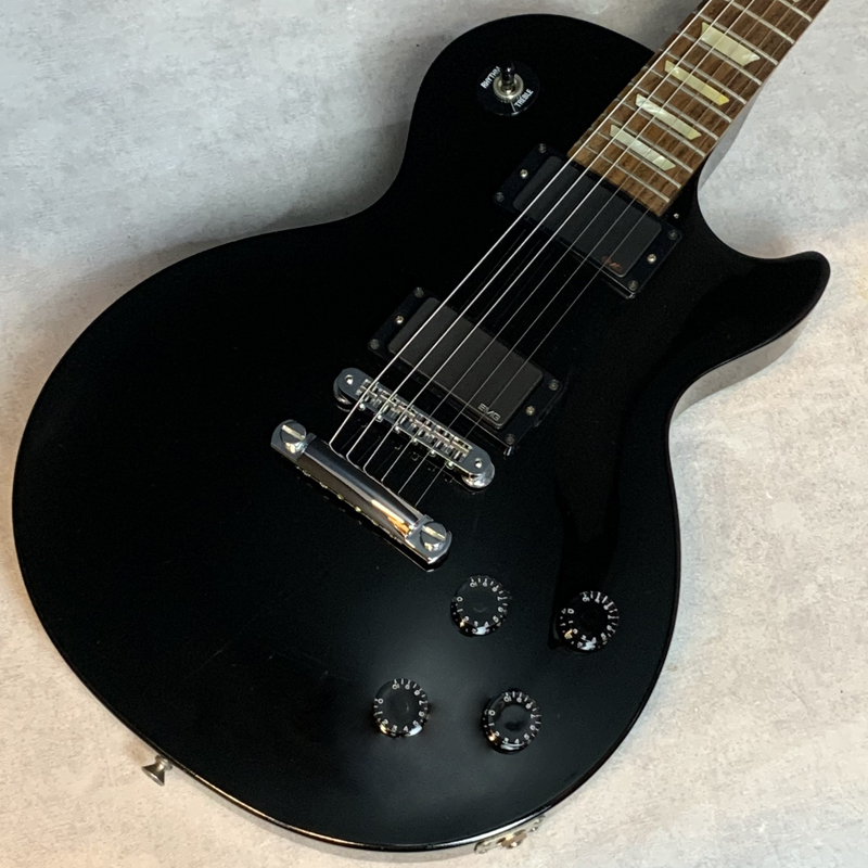 esteban black silver cutaway guitar