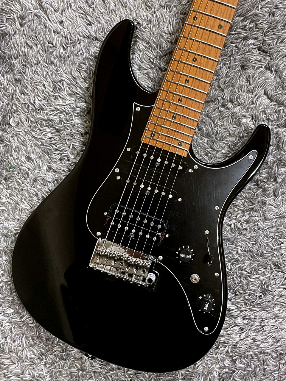 Ibanez 7弦ギター 黒フレット残9割程です