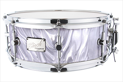 canopus Birch Snare Drum 5.5x14 White Satin（新品/送料無料）【楽器