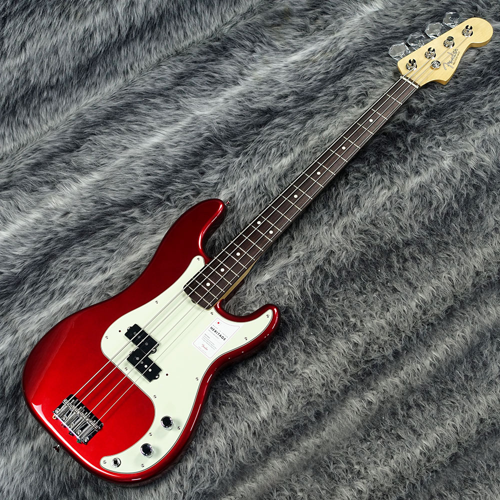 Fender 2023 Collection Heritage 60s Precision Bass Candy Apple Red