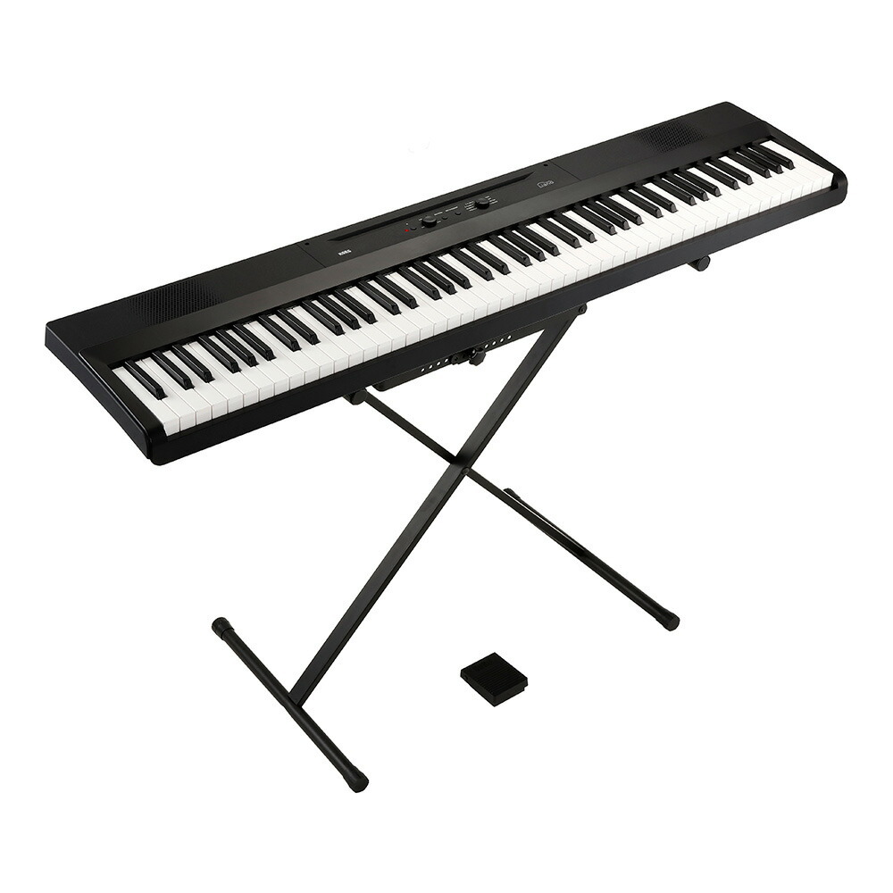 KORG Liano L1SP BK 【キーボードスタンド・ペダル付き】（新品特価