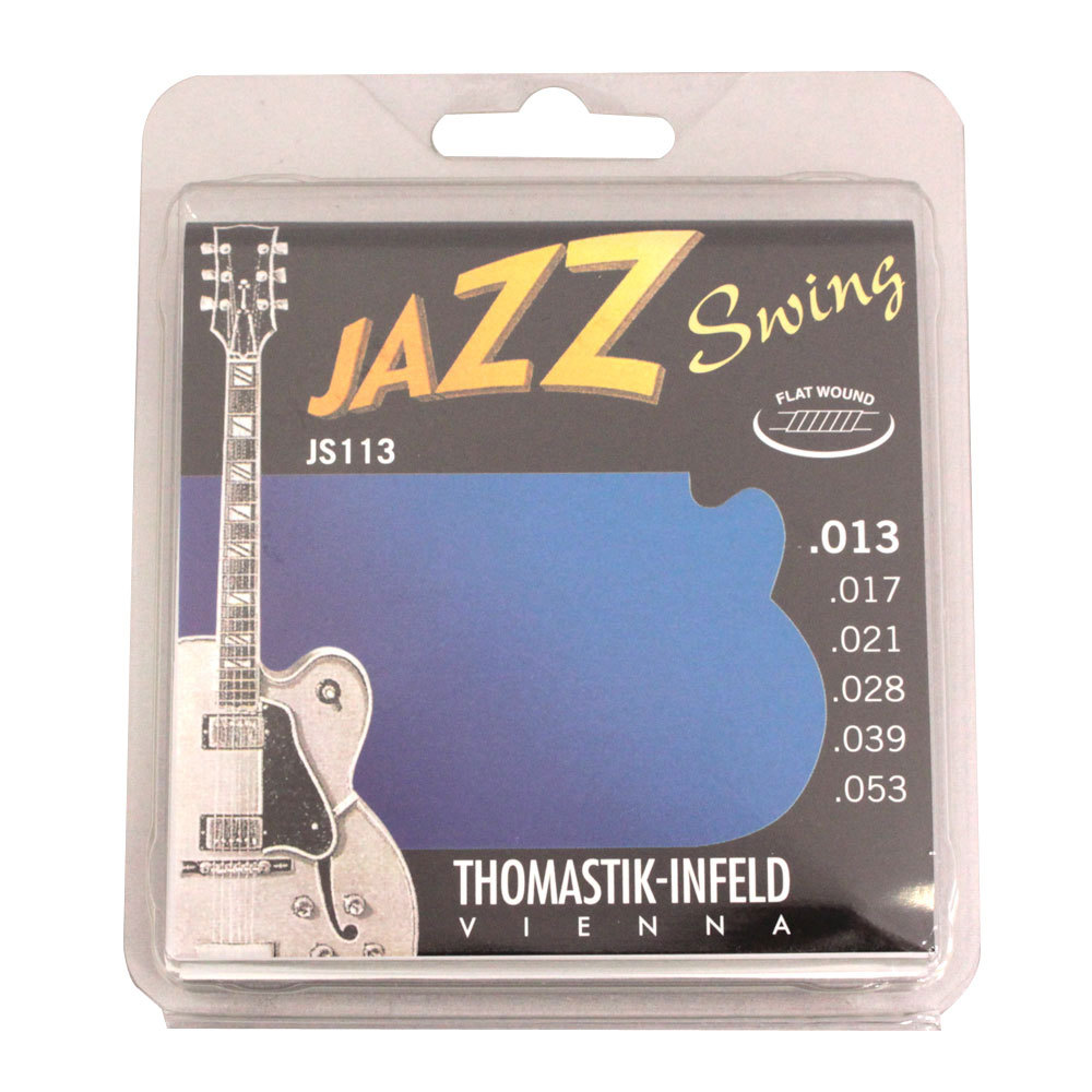 Thomastik-Infeld JS113 JAZZ SWING Flat Wound フラットワウンドギター弦 ×3セット（新品/送料無料）【楽器検索デジマート】