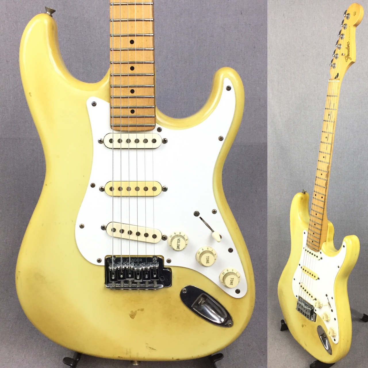 ブルー×レッド Fender Japan 1989〜1990年製フジゲン製造 - エレキギター