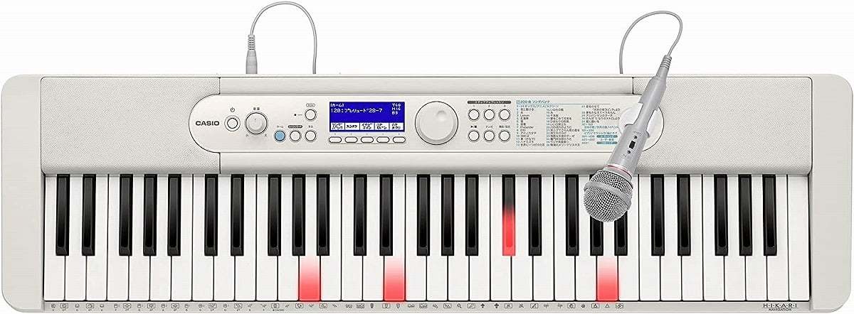 新発売の 光ナビゲーションキーボードCASIO 61鍵盤 LK-520