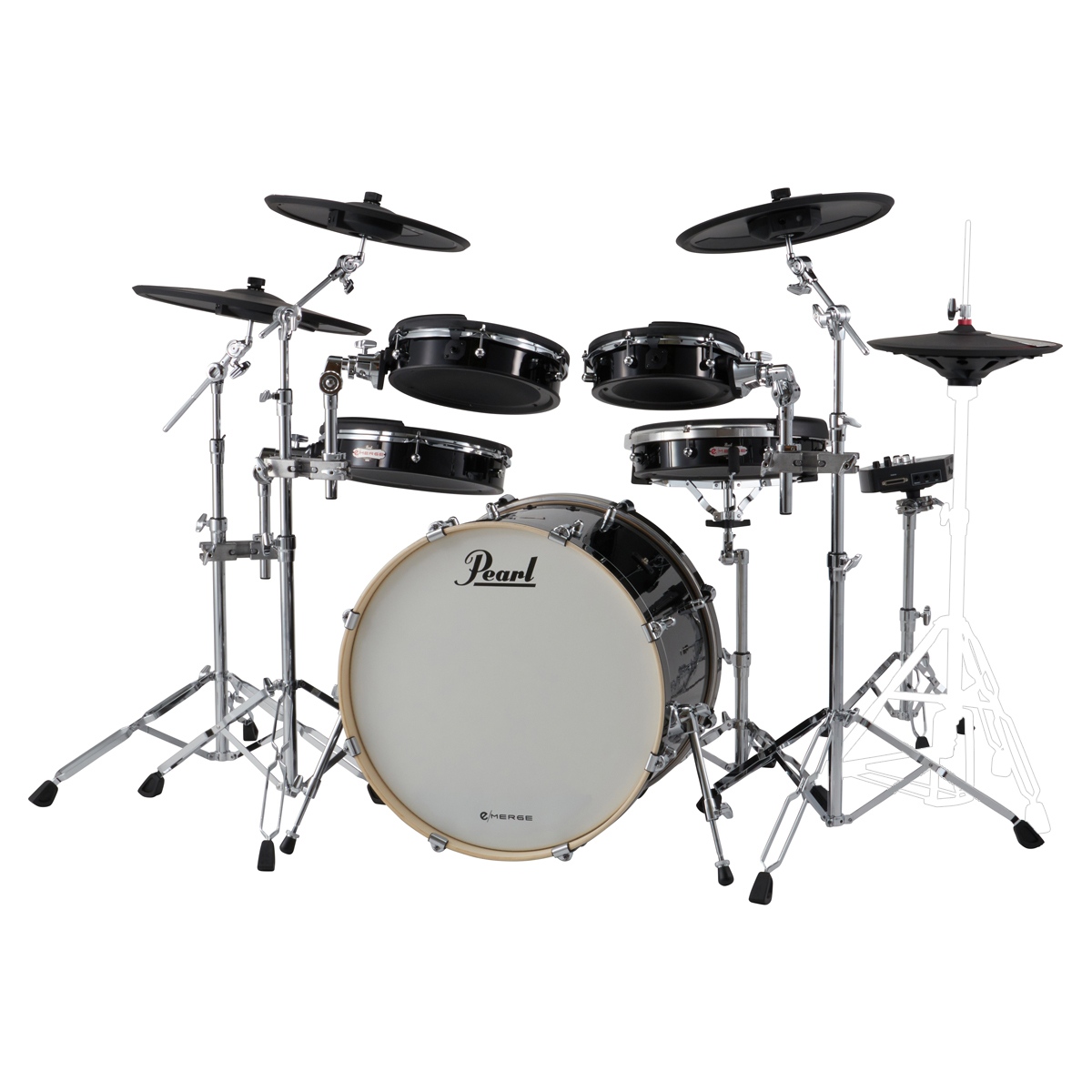 Pearl EM-5422HB 22e/HYBRID 電子ドラム e/MERGE 22BD Kit (ハイハット