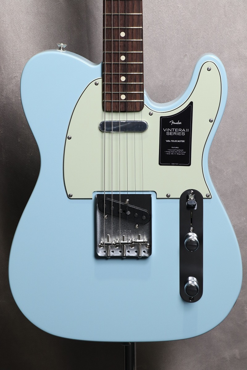 Fender Vintera II 60s Telecaster Rosewood Fingerboard Sonic Blue