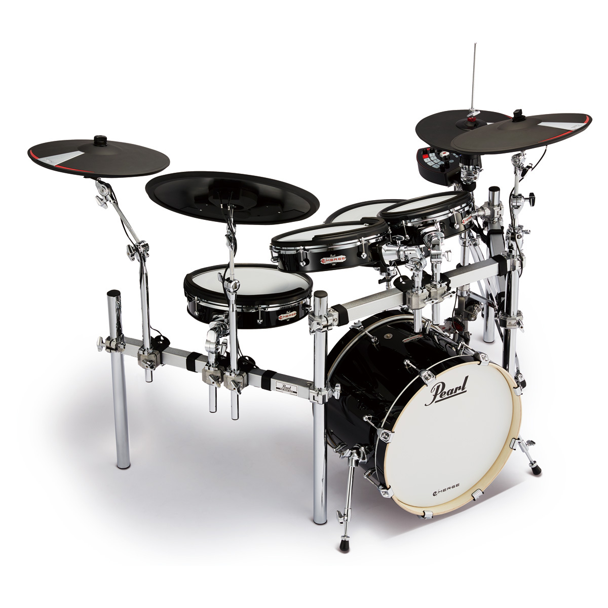 Pearl EM-53HB e/MERGE e/HYBRID 電子ドラム 3シンバル 拡張セット ...