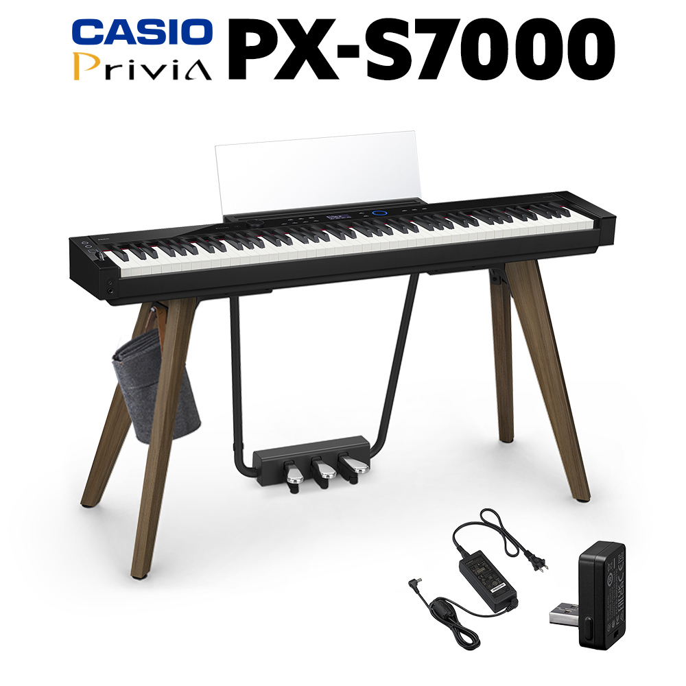 Casio PX-S7000 BK 電子ピアノ 88鍵盤 プリヴィアPXS7000BK ブラック