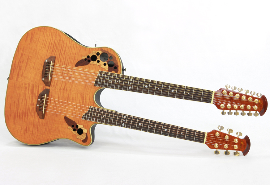 値下げしました。ovation ダブルネック csd215vay