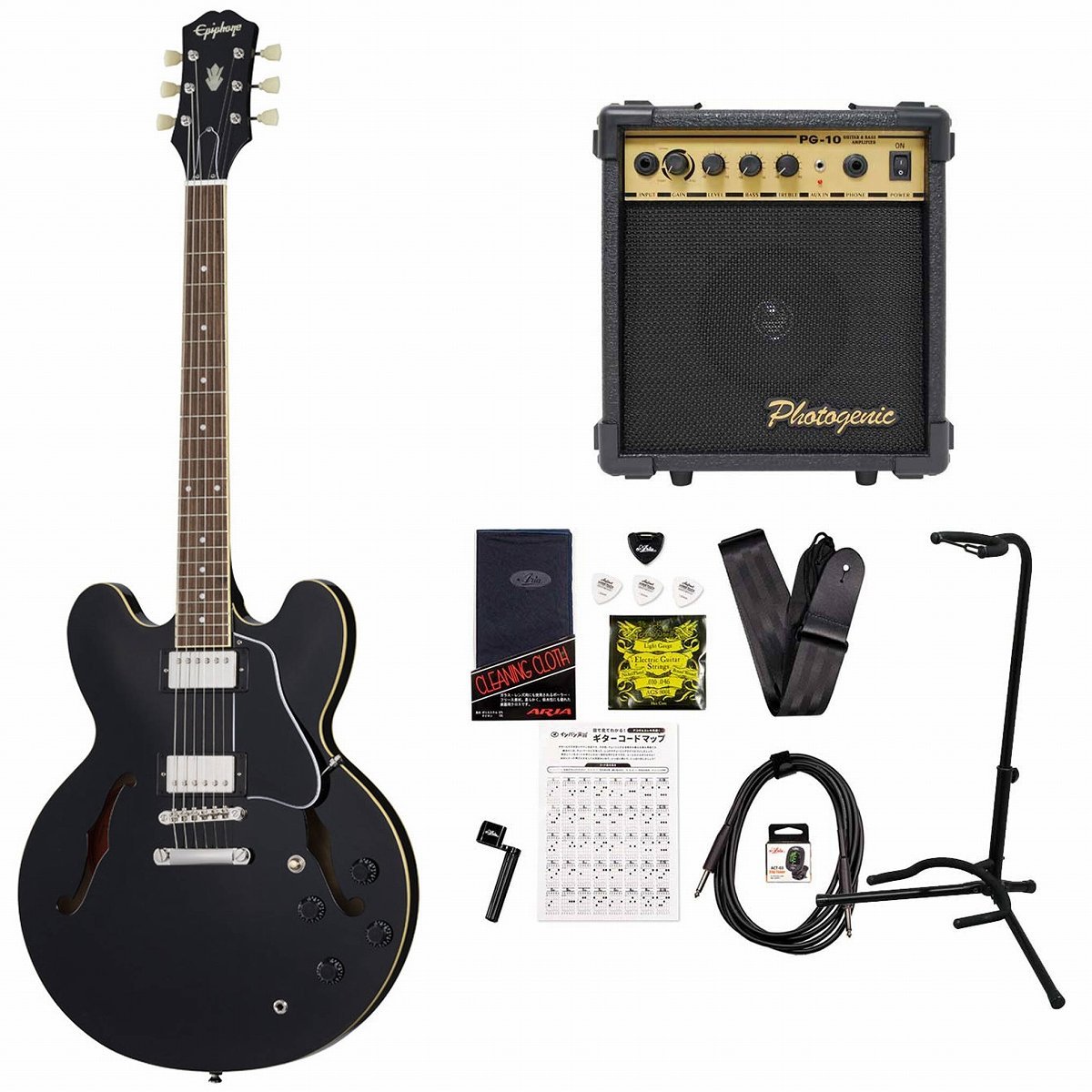 Epiphone ES-335 Traditional Pro Exclusive Ebony エピフォン ES335