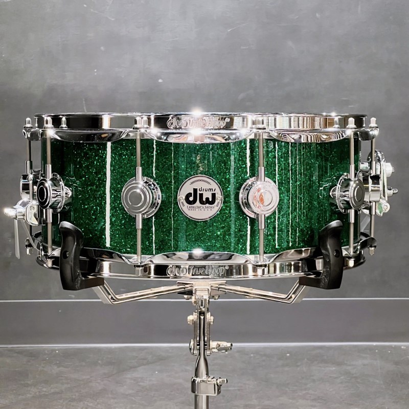 dw Collector's Pure Maple Snare Drum VLT 14×5.5 / Green Glass [DW ...