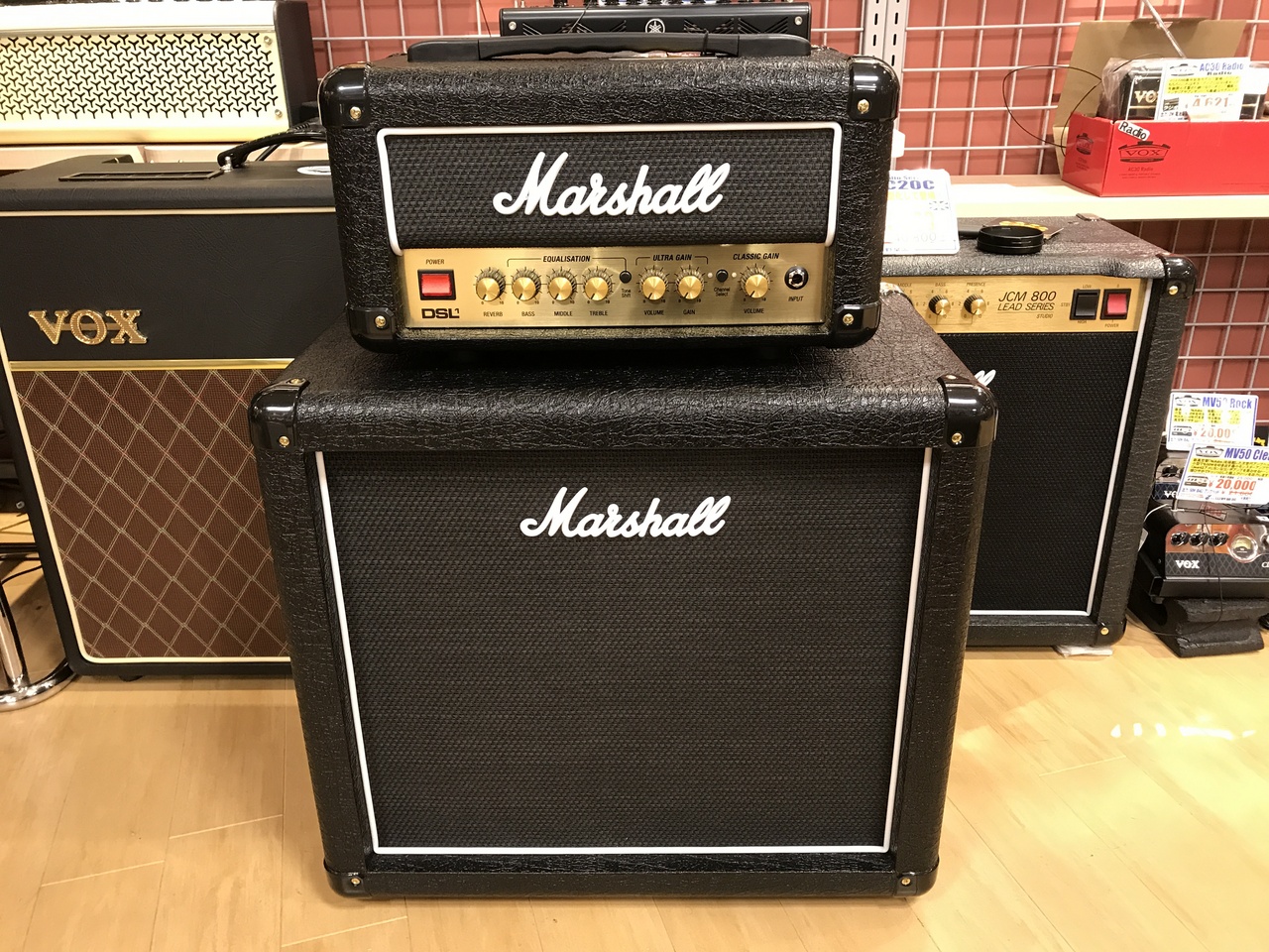 Marshall マーシャル DSL1H 10インチキャビネット - アンプ