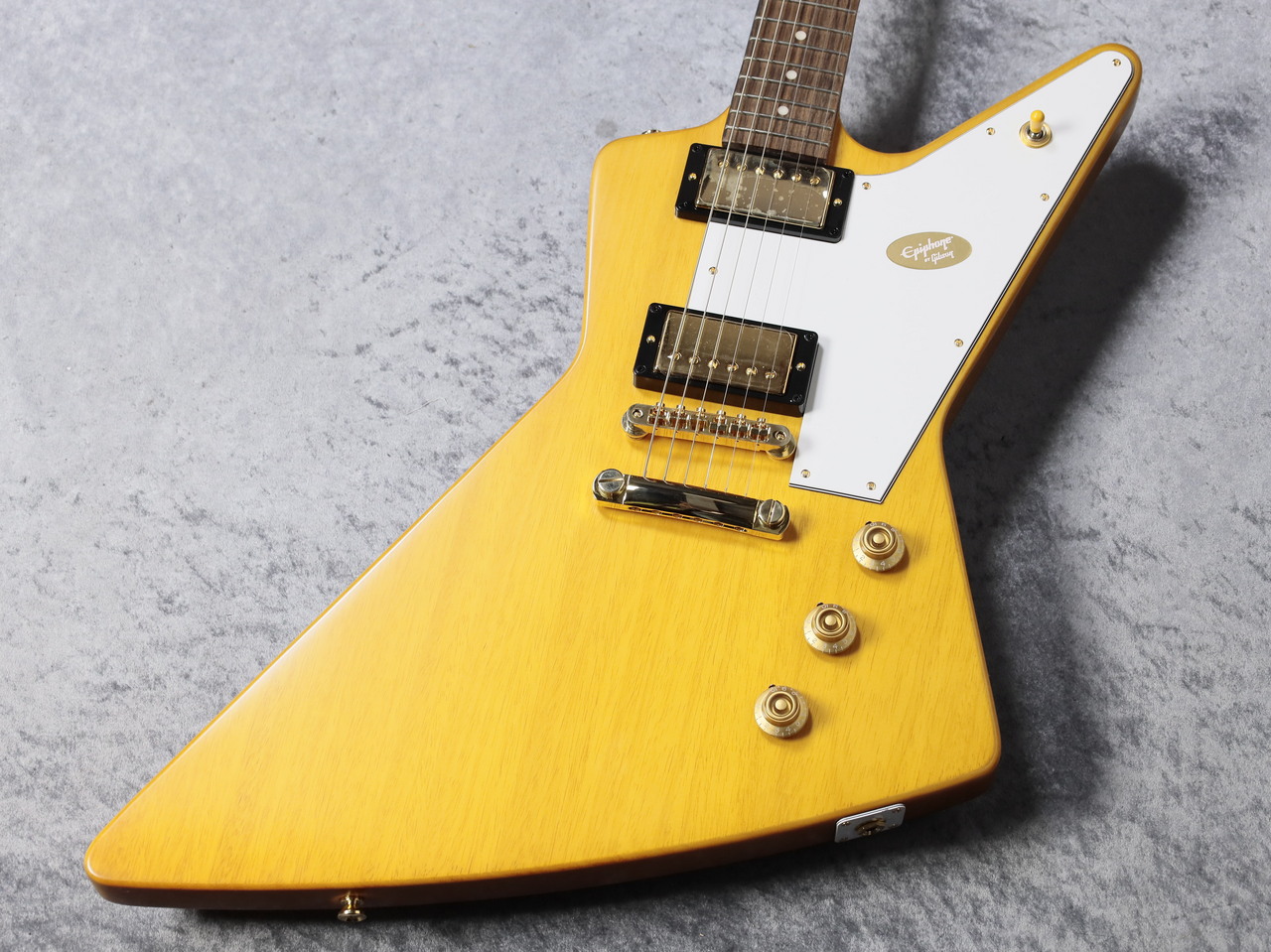 Epiphone Inspired By Gibson Custom Shop Korina 1958 Explorer Aged