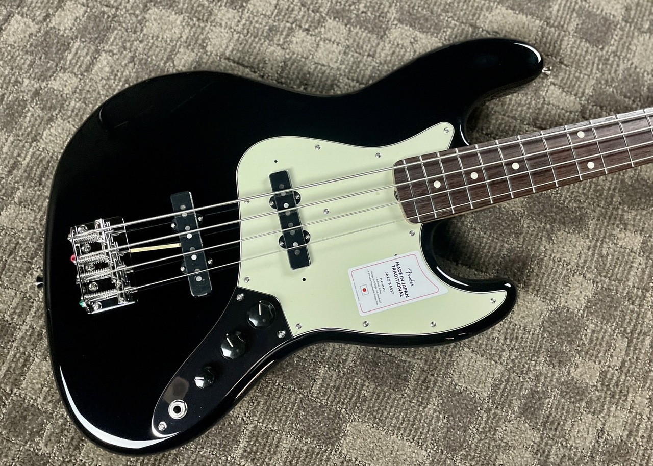 Fender Made in Japan Traditional 60s Jazz Bass Black【現物画像