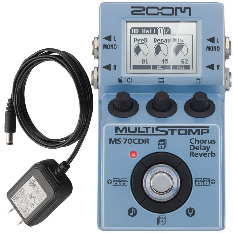 ZOOM MULTI STOMP MS-70CDR + AD-16A/D SET（新品/送料無料）【楽器