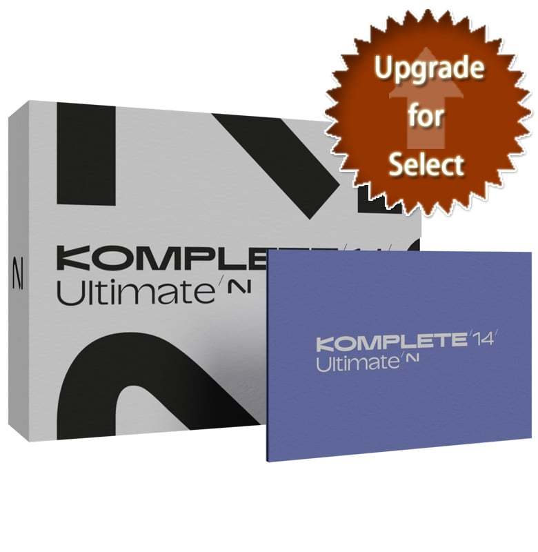 NATIVE INSTRUMENTS KOMPLETE 14 ULTIMATE Upgrade for Select [BOX版