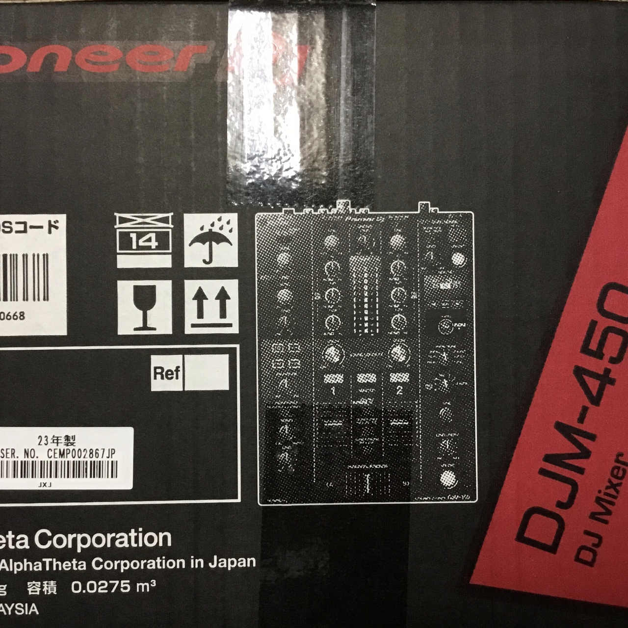 Pioneer Dj DJM-450 DJミキサー (BK) 【在庫 - 有り｜分割キャンペーン