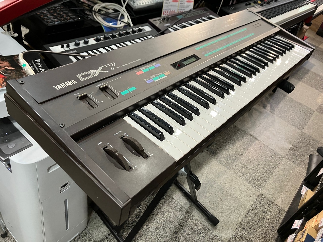 YAMAHAヤマハDX7ビンテージFM音源シンセサイザー - 鍵盤楽器