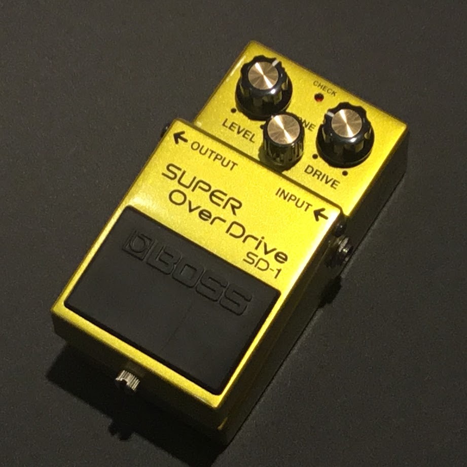 BOSS SD-1-B50A 50th Anniversary Pedals 【メタリック塗装筐体】【銀