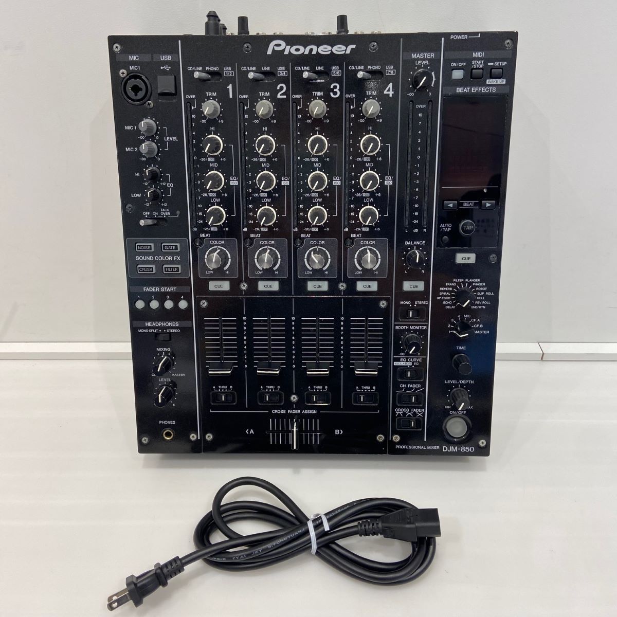 Pioneer DJM-850-K DJミキサー 4CH（中古/送料無料）【楽器検索