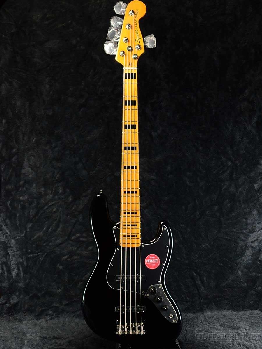 Squier by Fender Classic Vibe 70s Jazz Bass V -Black-【Webショップ