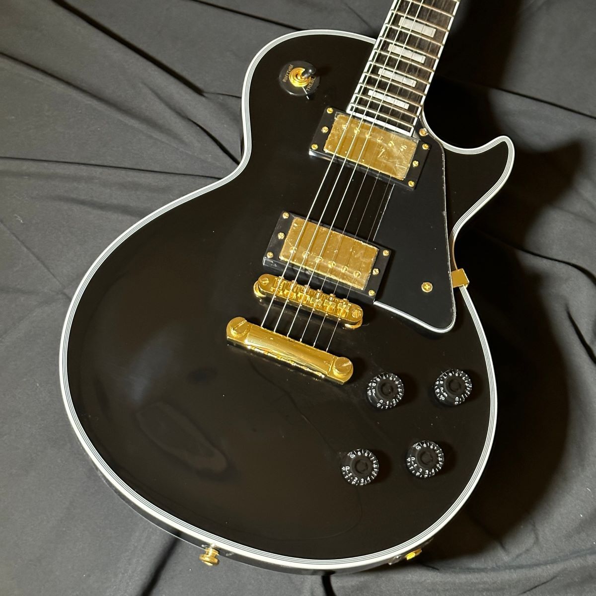 GrassRoots G-LP-60C BK レスポールカスタムタイプ 【現物画像】（新品