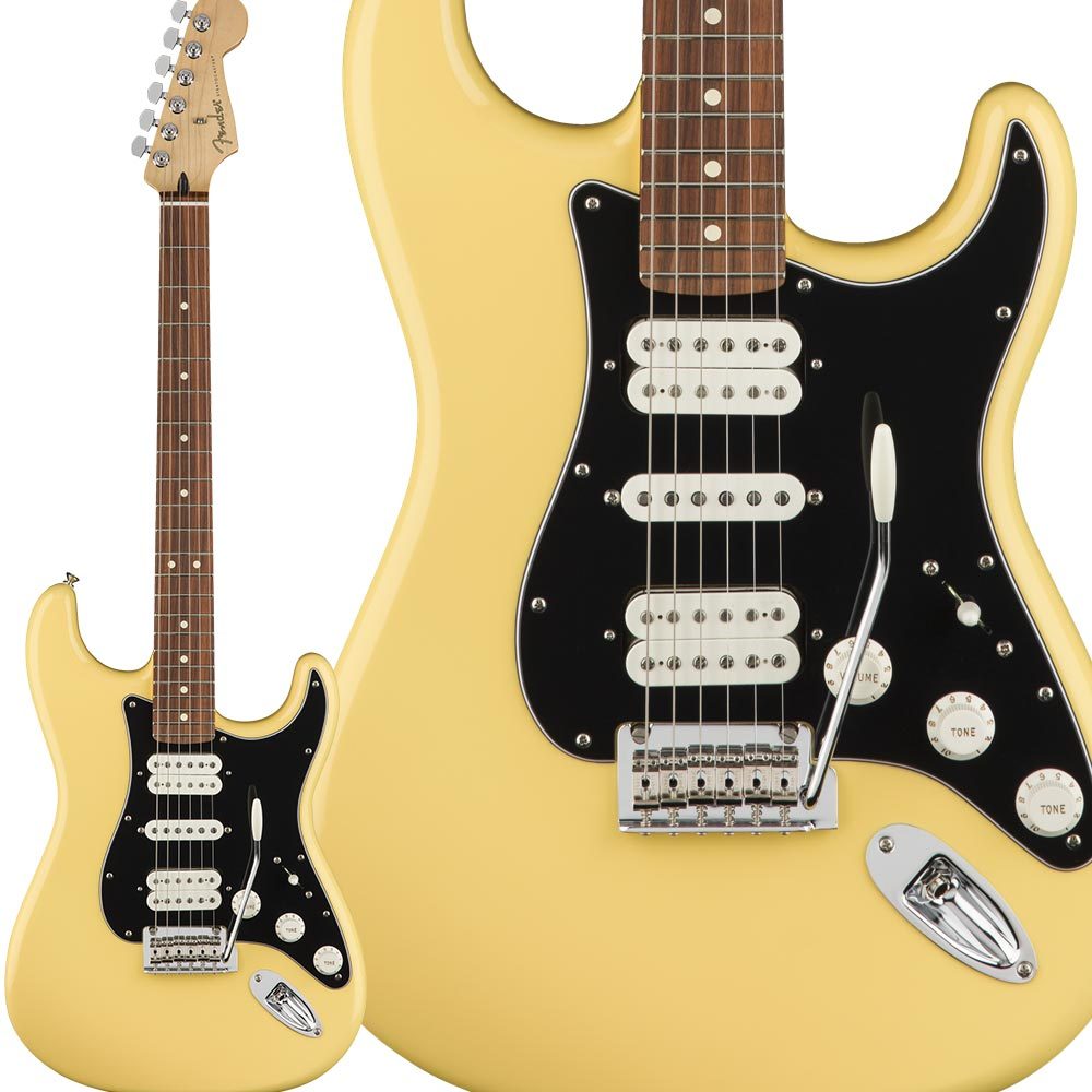 Fender Player Stratocaster HSH, Pau Ferro Fingerboard, Buttercream