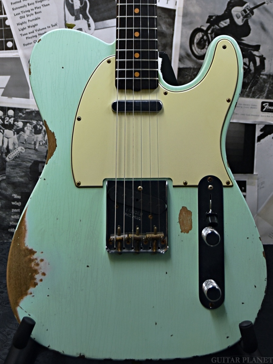 telecaster surf green relic