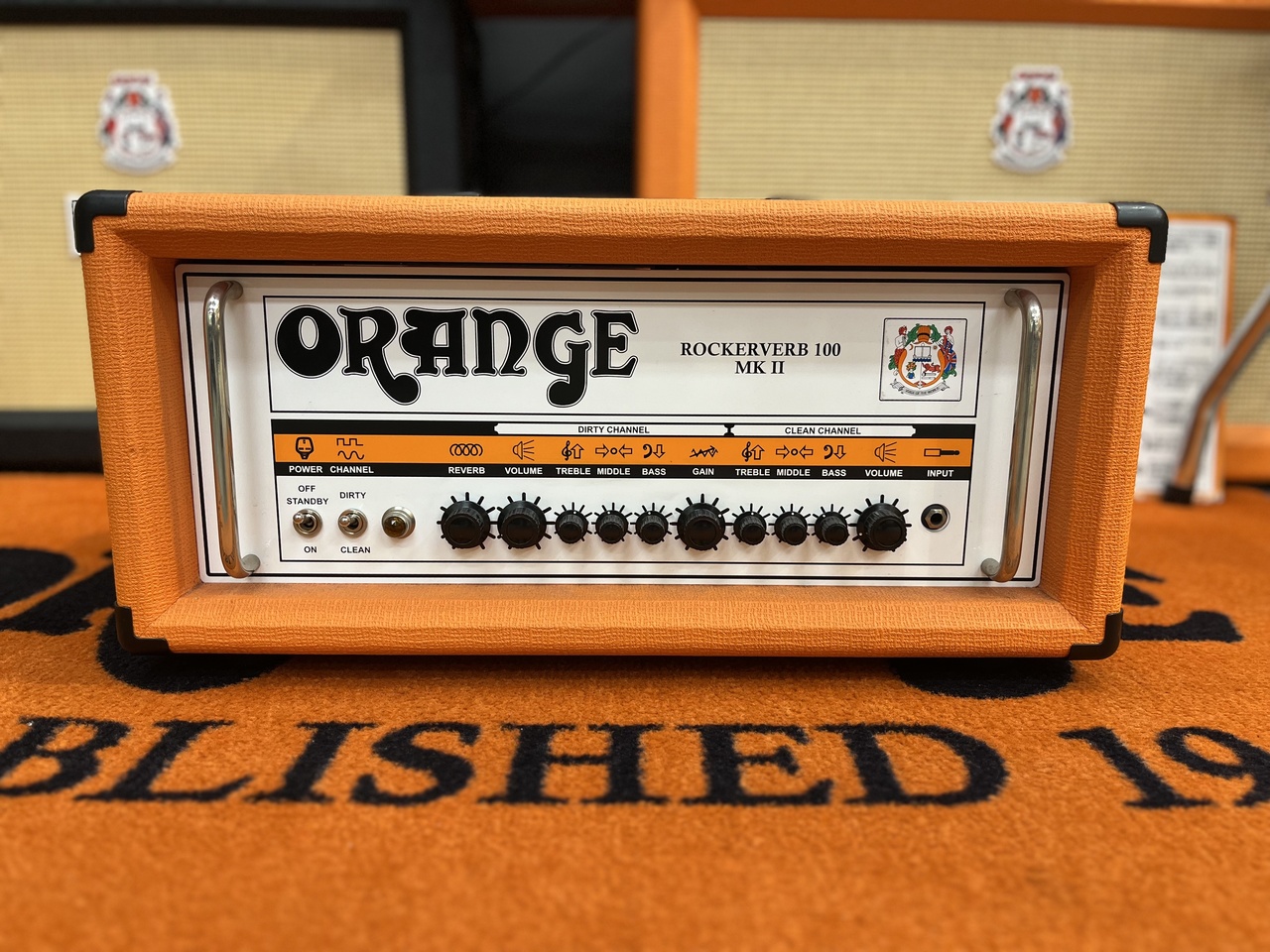 直接販売 - ORANGE ROCKERVERB 100ギターアンプヘッジャンク - 大宮