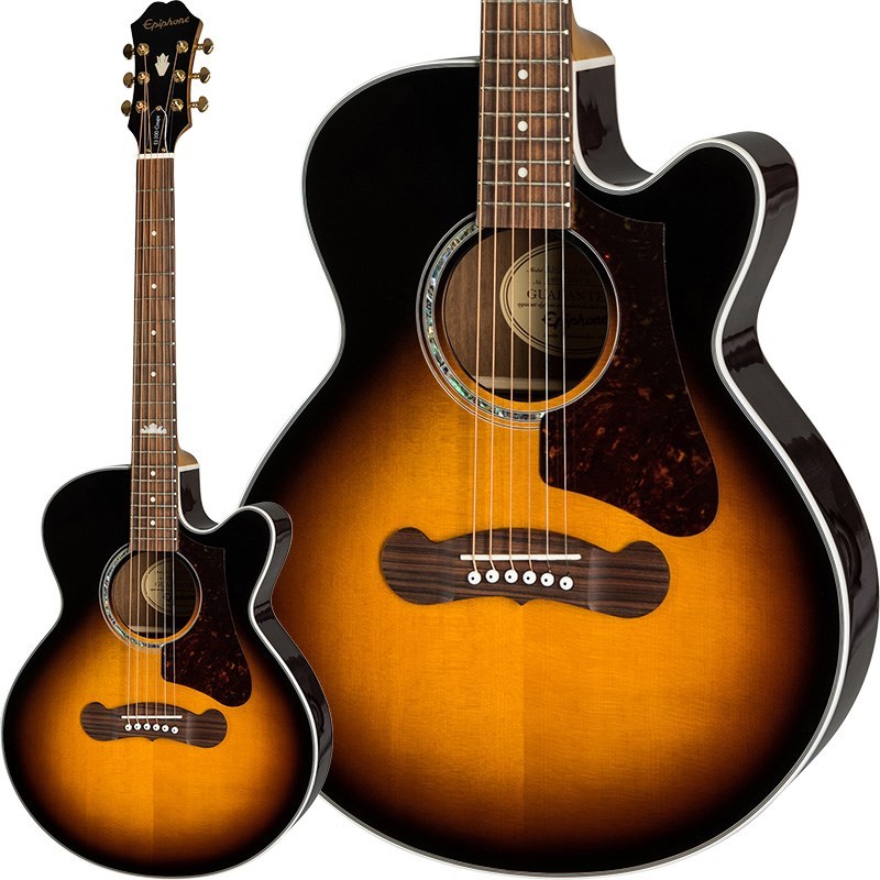 Epiphone J-200EC Studio Parlor (Vintage Sunburst)【数量限定