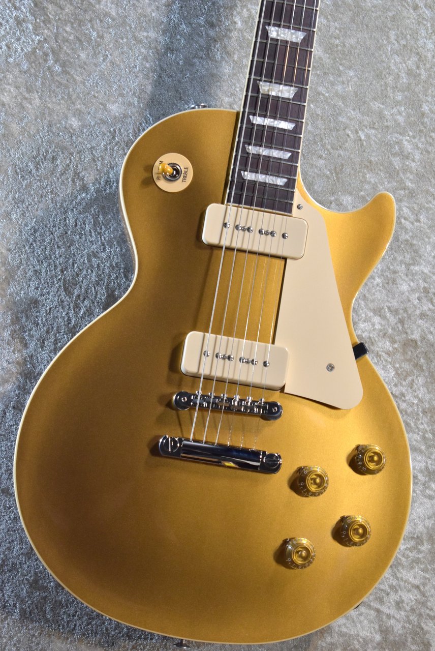 Gibson Les Paul Standard '50s P-90 Gold Top #213130015【漆黒指板個体、軽量4.14Kg 】（新品）【楽器検索デジマート】