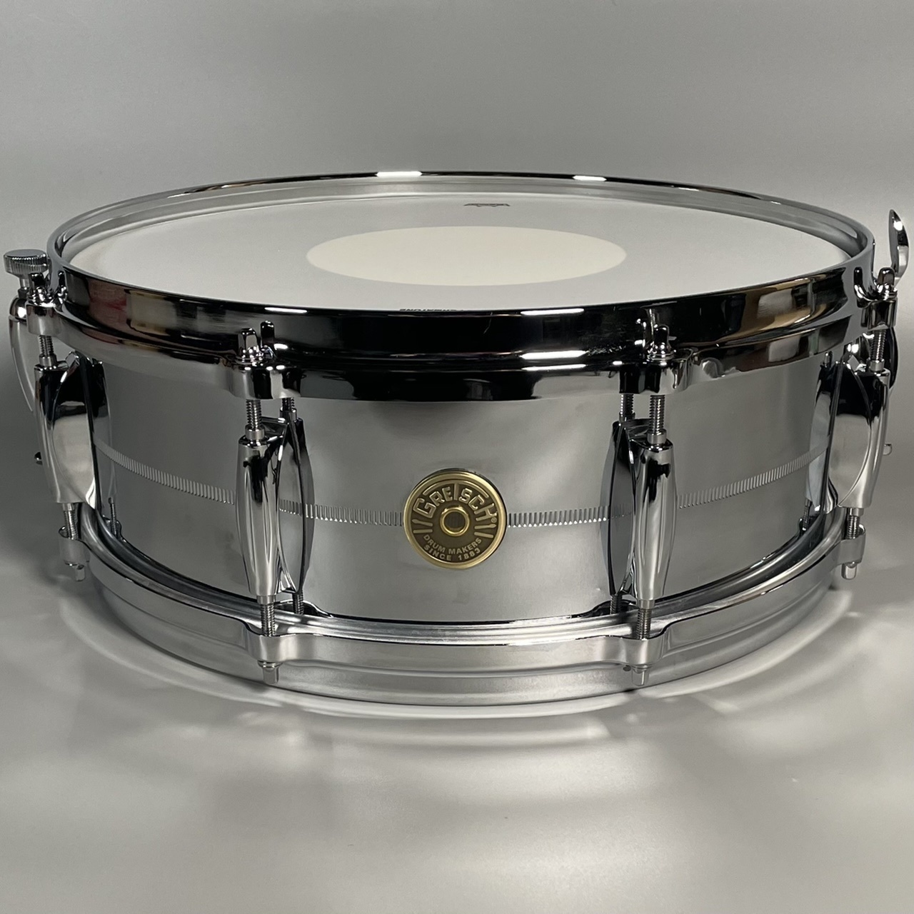 Gretsch 14x5 USA Custom Hammered Chrome Over Brass Snare Drum (G4160HB)