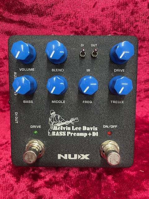 ギターNUX Melvin Lee Davis BASS Preamp+DI - エフェクター