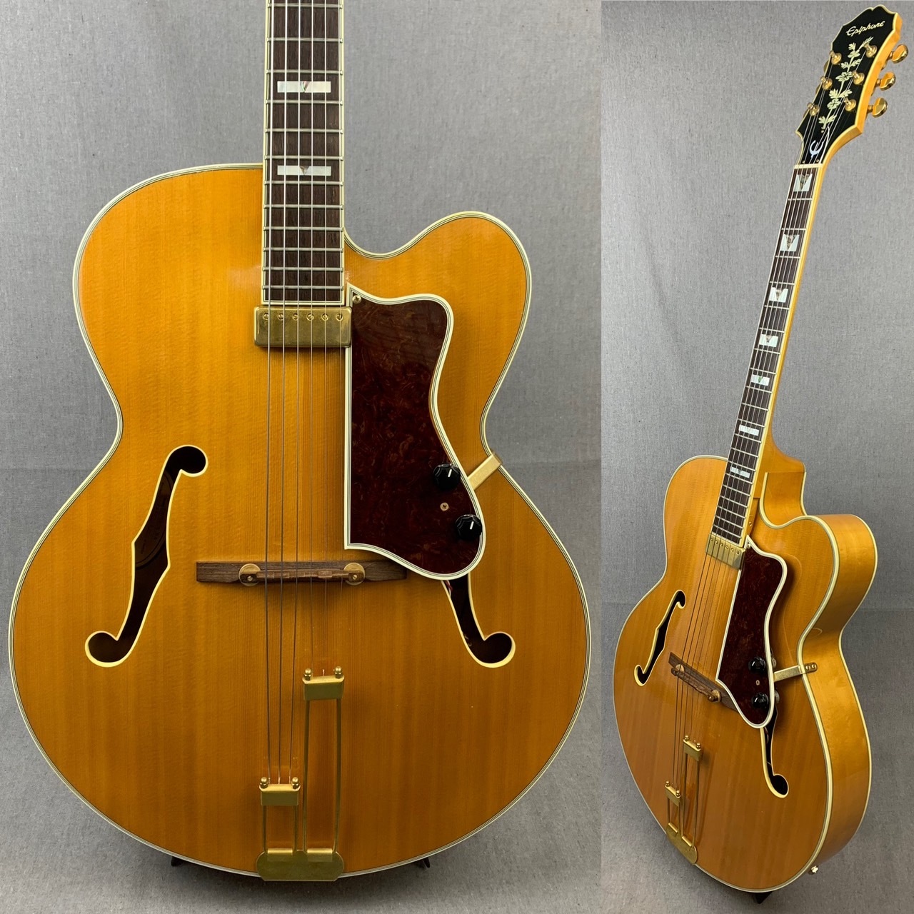 フルアコ　Epiphone Emperor 純正ケース付き