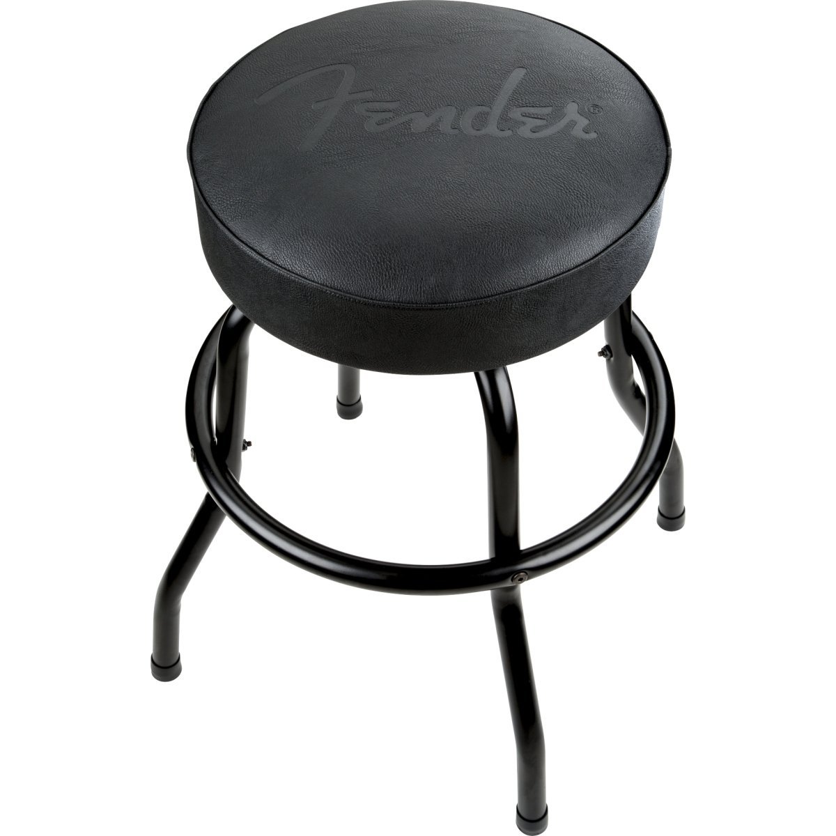 Fender Embossed Black Logo Barstool Black/Black 24