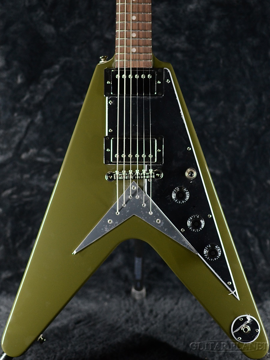 Epiphone / Flying V Olive Drab Green