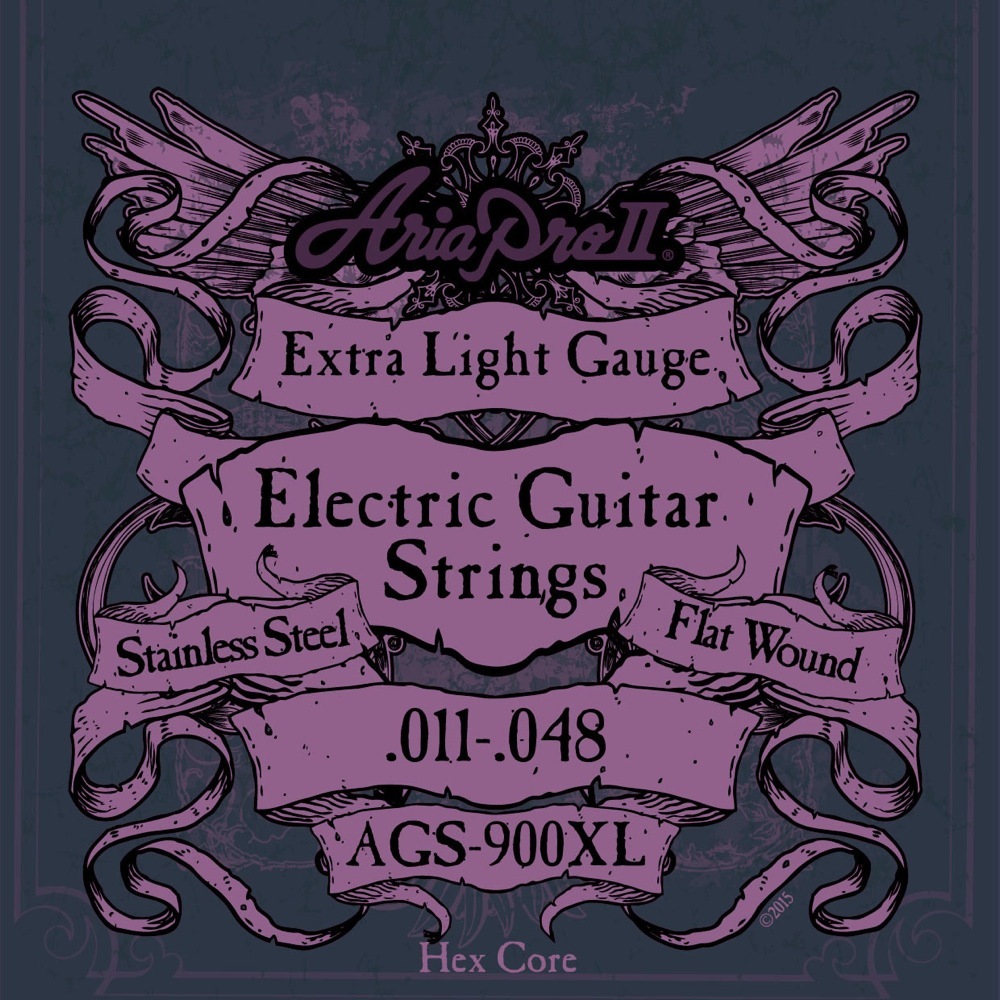 Aria Pro II AGS-900XL FW ジャズギター弦×3SET（新品/送料無料）【楽器検索デジマート】