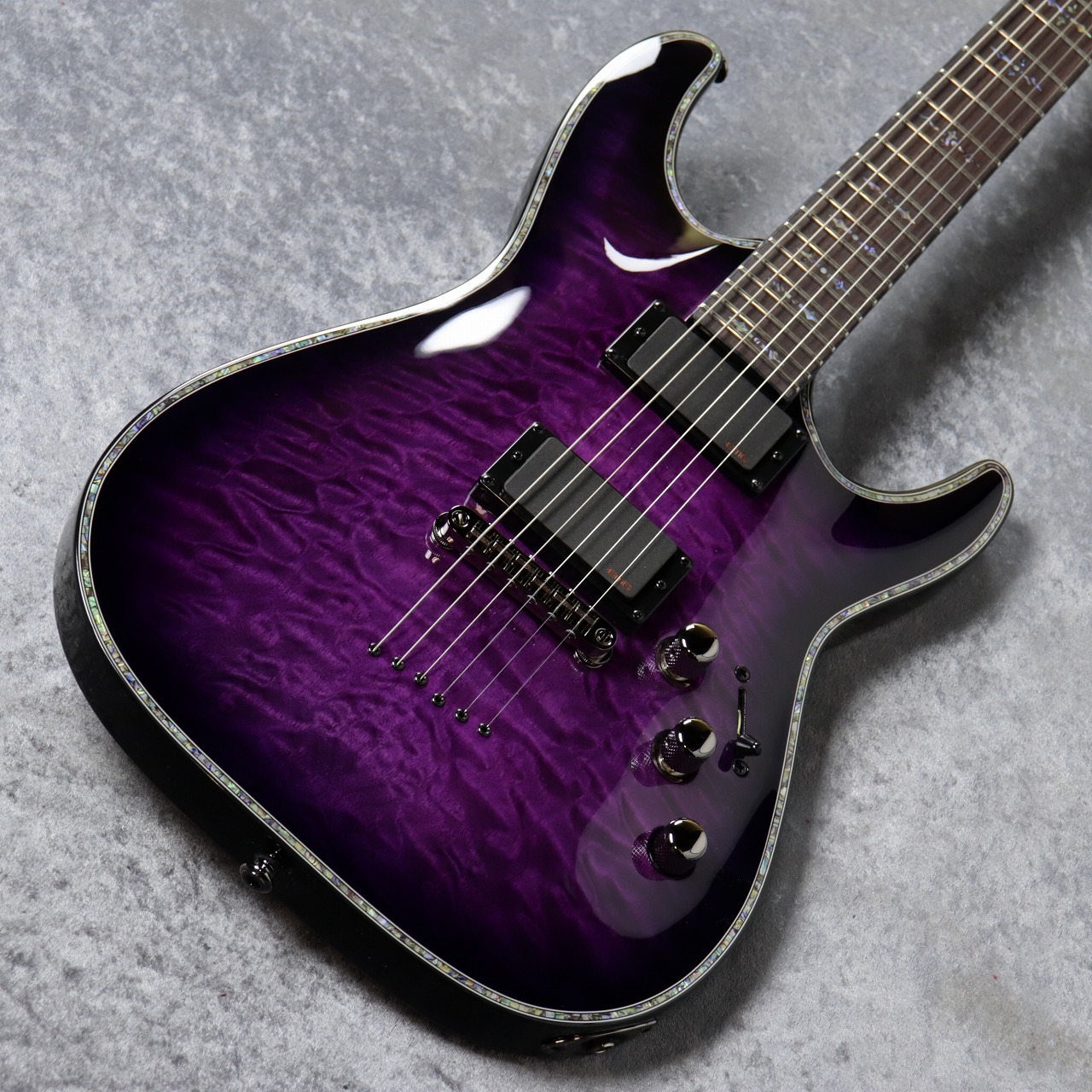 SCHECTER Diamond Series Hellraiser AD-C-1-HR Purple EMG Seymour ...