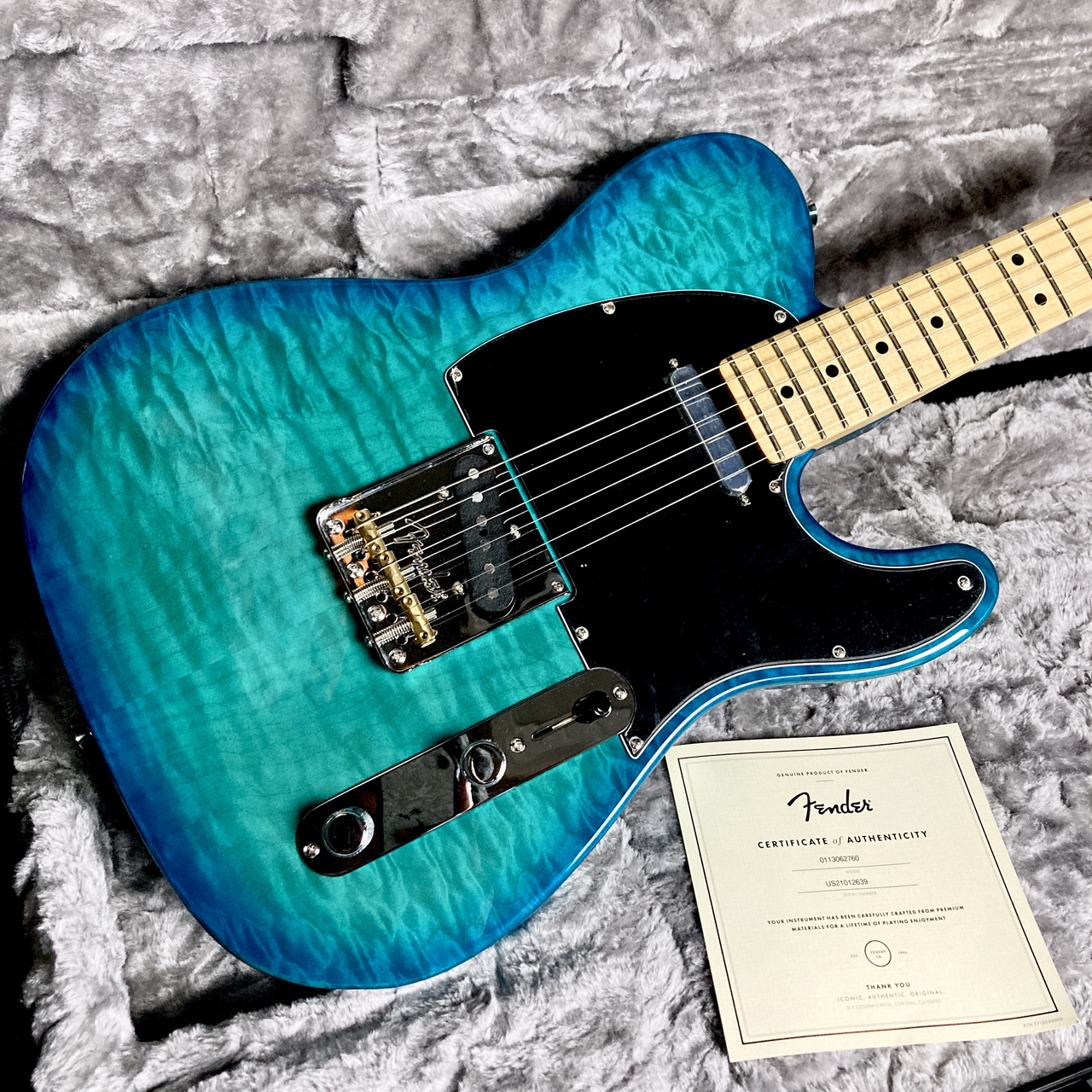 Fender American Showcase Telecaster Aqua Marine Metallic /当社独占