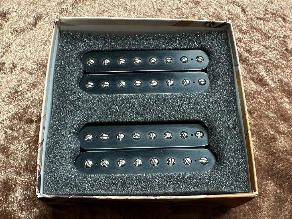 Bare Knuckle Pickups Aftermath 8 String Set -Open Black- 【8弦用