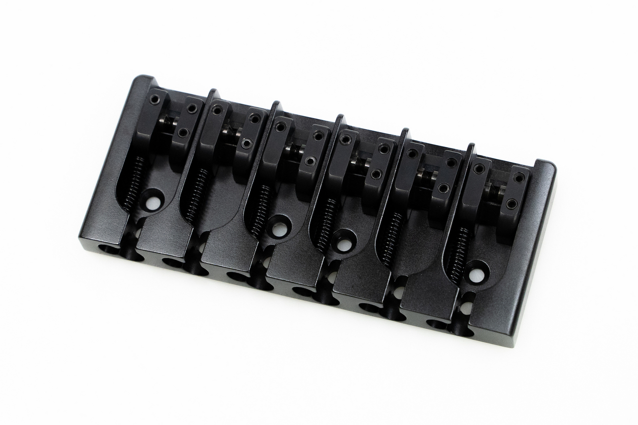 HIPSHOT Bass Bridge A style Black 18mm 6 Strings Aluminum【横浜店